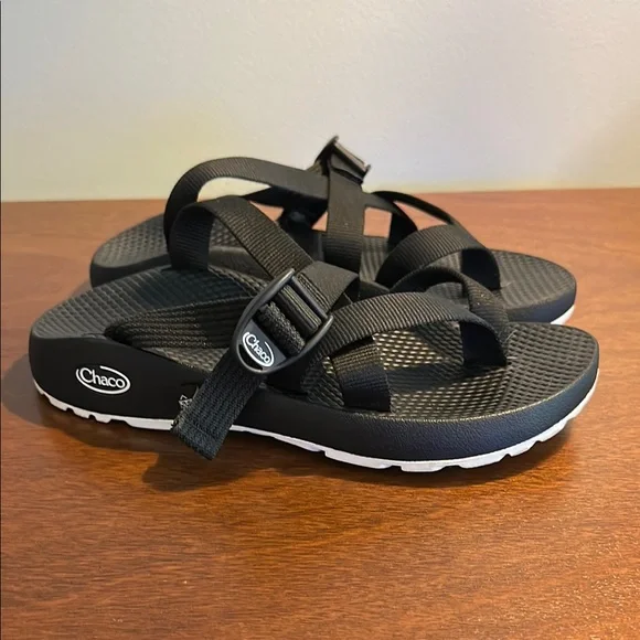 Chaco Black Adjustable Sandals - Picture 1 of 3